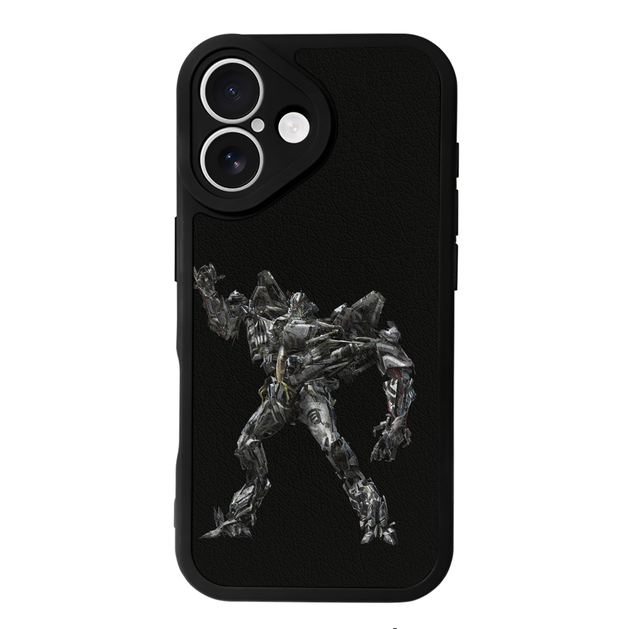 （画像用） Transformers トランスフォーマー 【iPhone 16シリーズ対応】シリコンスマホケース（レザー調） 材質：シリコン